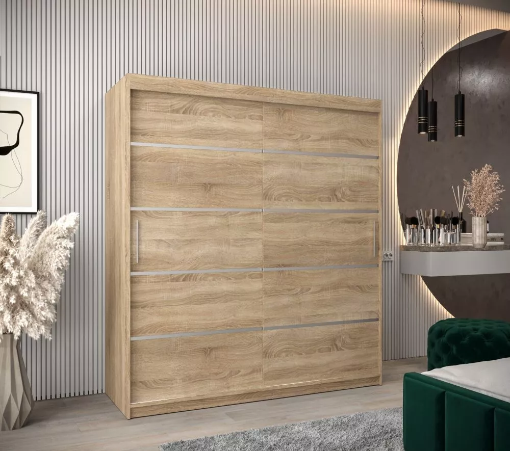 Skapis Verona 1 · Sonoma · 180 × 62 × 200 cm