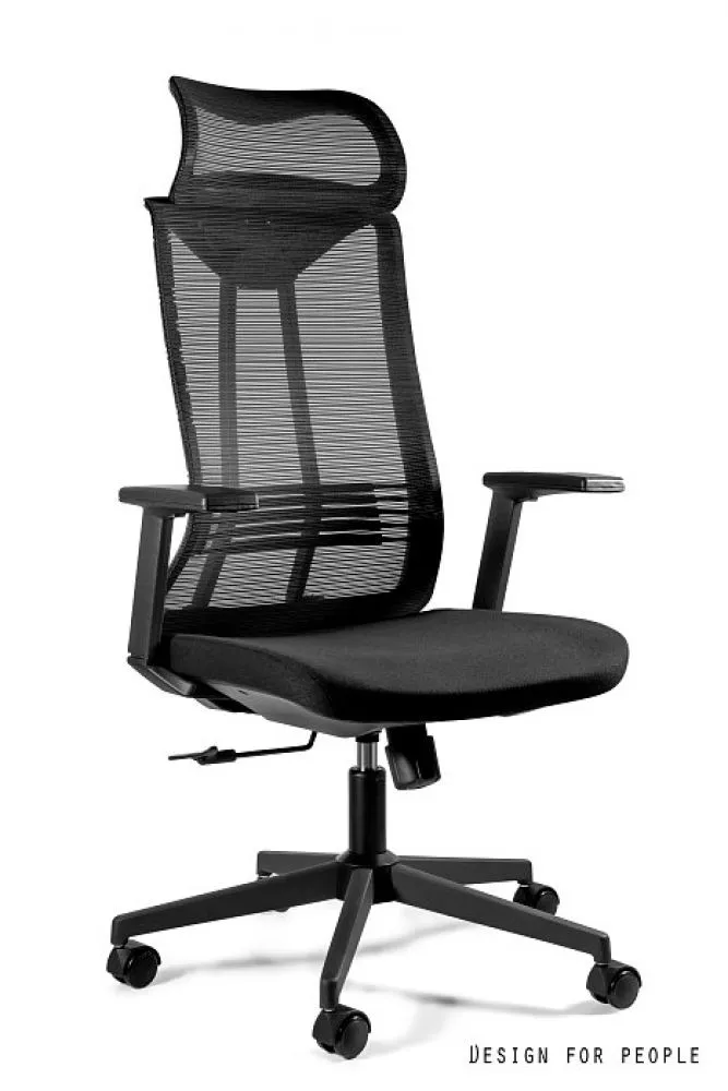 Datorkrēsls Concept Sēdvietas platums: 46 cm, · Melns · 65 × 63 × 118 cm