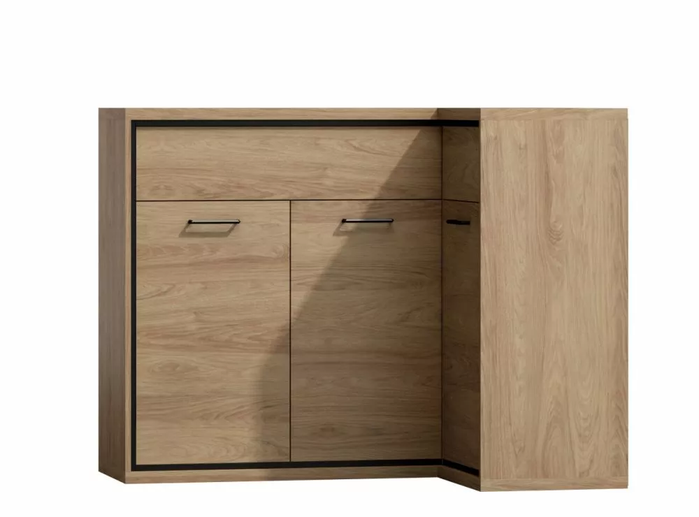 Kumode Mediolan M15 · Dabīgs hickory · 127.5 × 41 × 101 cm
