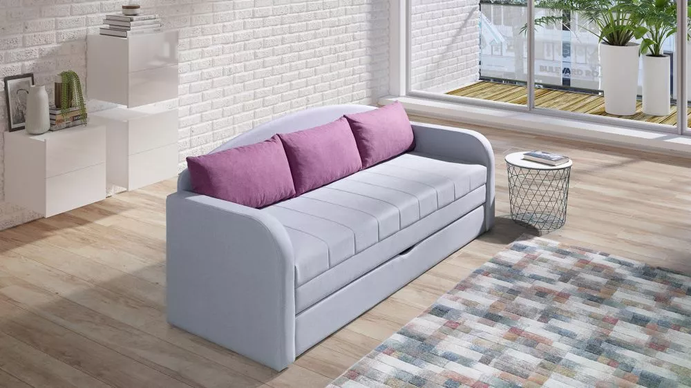 Dīvāns Tenus 2 Sofa Standard · Gaiši pelēks · 76 × 208 × 86 cm
