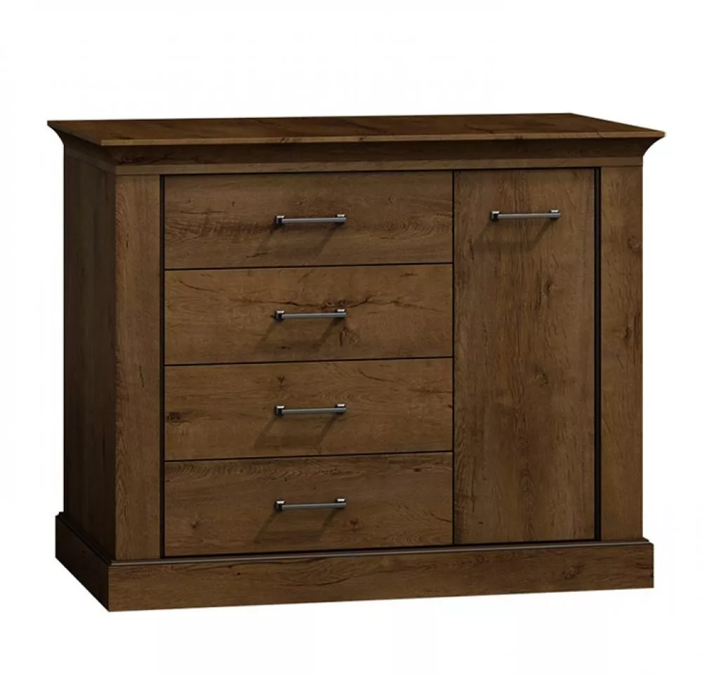 Kumode Antica A2 · Ozols lefkas · 114 × 42 × 95.5 cm