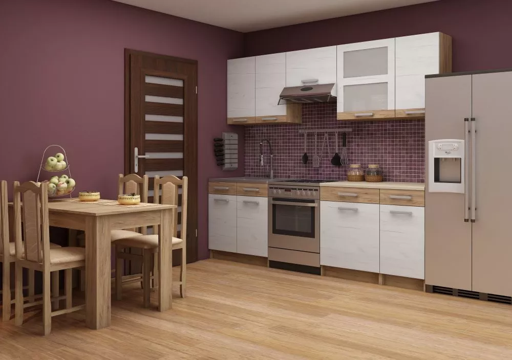Virtuves komplekts Polo 1 Kitchen Set Materiāls : laminēta KSP,