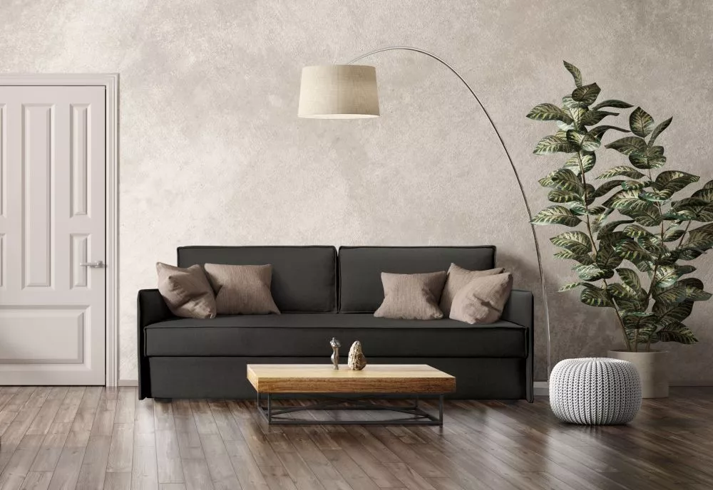 Dīvāns Cloud Sofa Standard · Tumši pelēks · 91 × 206 × 75 cm