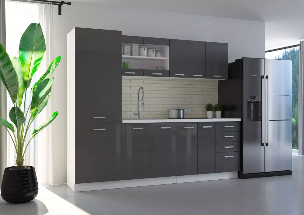 Virtuves komplekts Sonia Gloss 4 Materiāls : lamināts + PVH,
