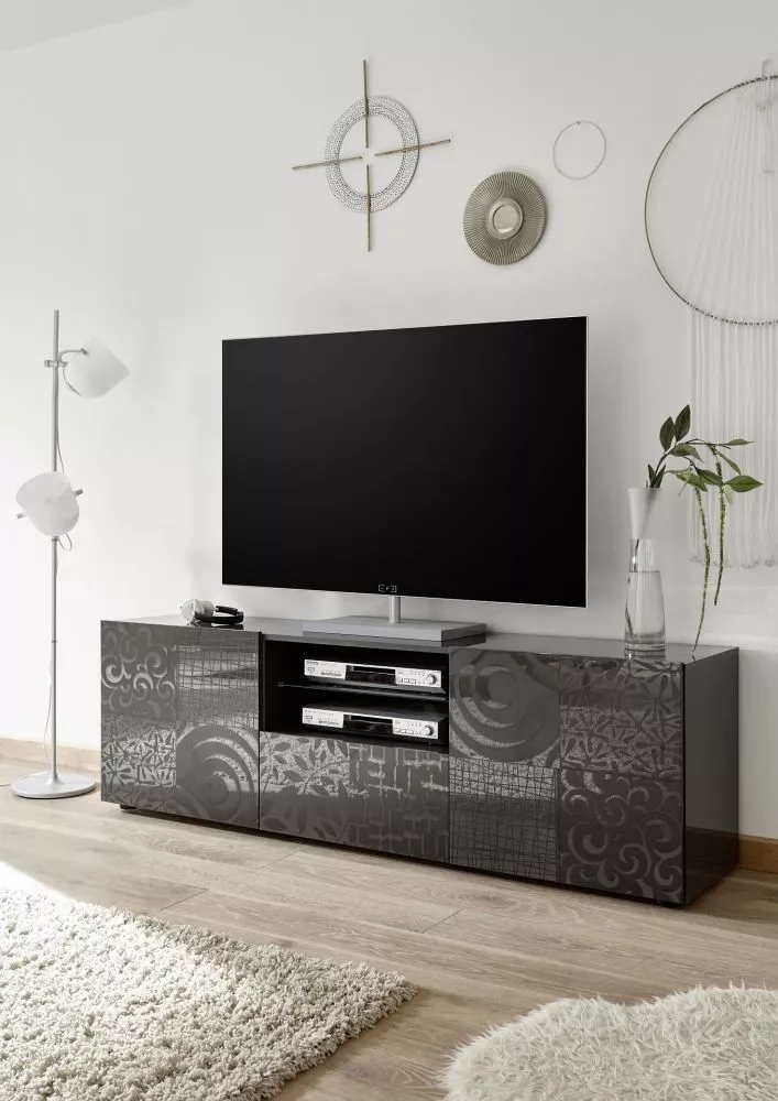 TV tumba Miro 02 · Antracīts · 181 × 43 × 57 cm