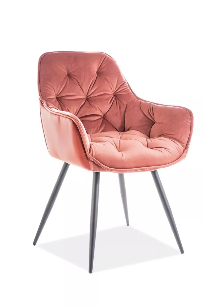 Krēsls Cherry Velvet · Rozā · 87 × 57 × 43 cm