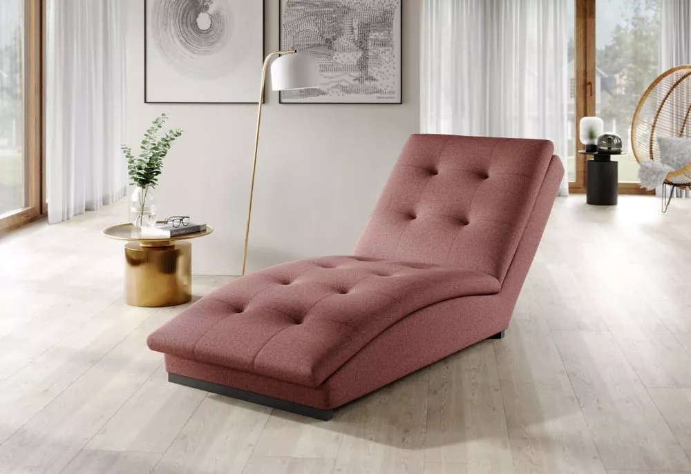 Mīksts krēsls Doro Premium Standard Sēdvietas dziļums: 116 cm, · Rozā · 85 × 170 × 95 cm