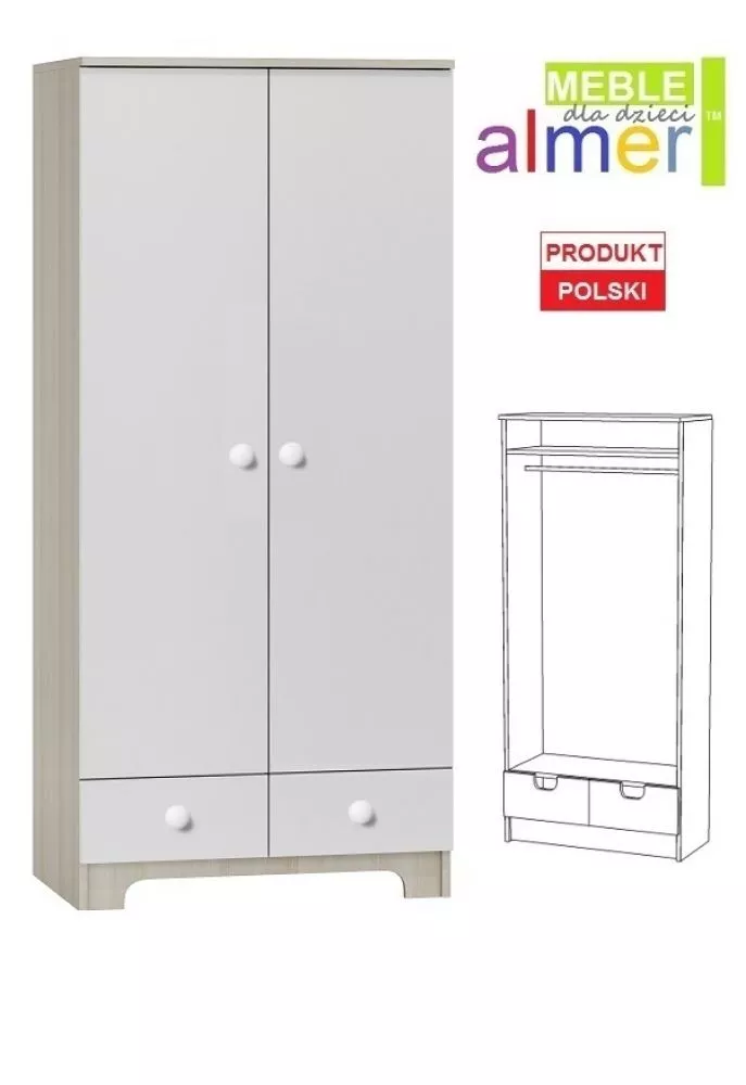 Skapis Nordi L09 · 80 × 53 × 177 cm