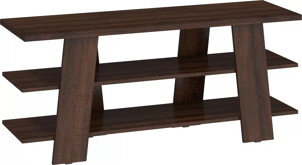 TV tumba Via 09 · Šokolādes sonoma · 130 × 40 × 56 cm