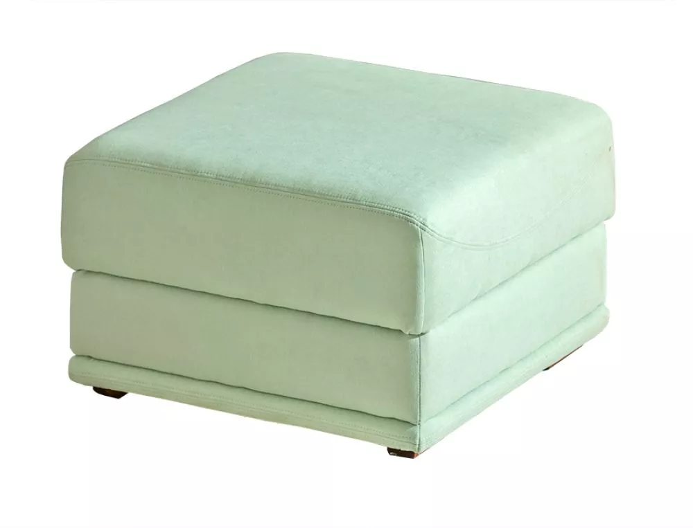 Pufs Cadiz Pouf standard Auduma numurs: Pecos 10, · Piparmētru · 71 × 47 × 71 cm