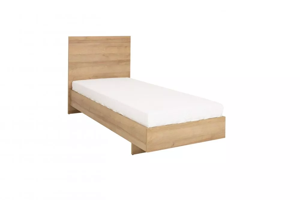 Gulta Noma N07/08 ar stelažu Guļamvietas platums: 80 cm, Guļamvietas garums: 200 cm, · Ozols riviera · 89 × 204.4 × 100 