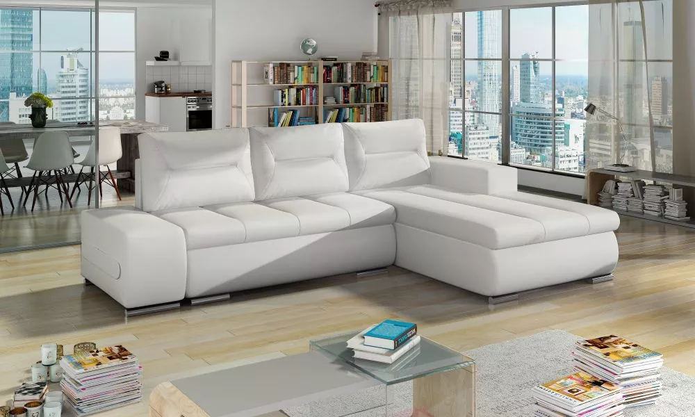 Dīvāns Ottavio standard · Balts · 180 × 275 × 85 cm