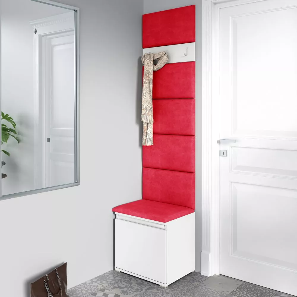 Apavu plaukts Emi 7 Trinity Korpusa krāsa: balts, · 50 × 215 × 40 cm