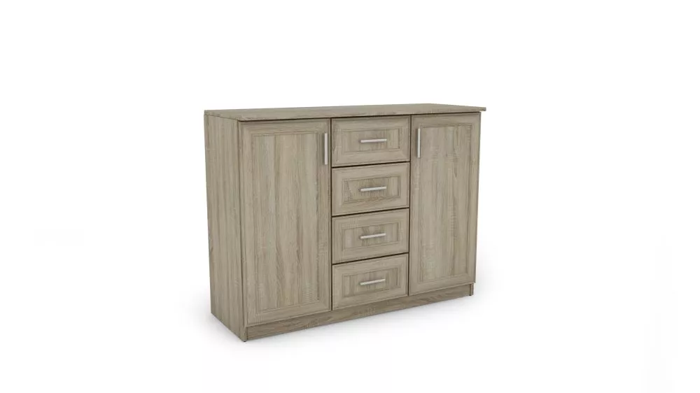 Kumode K 120 · Ozols sonoma · 120 × 45 × 93 cm