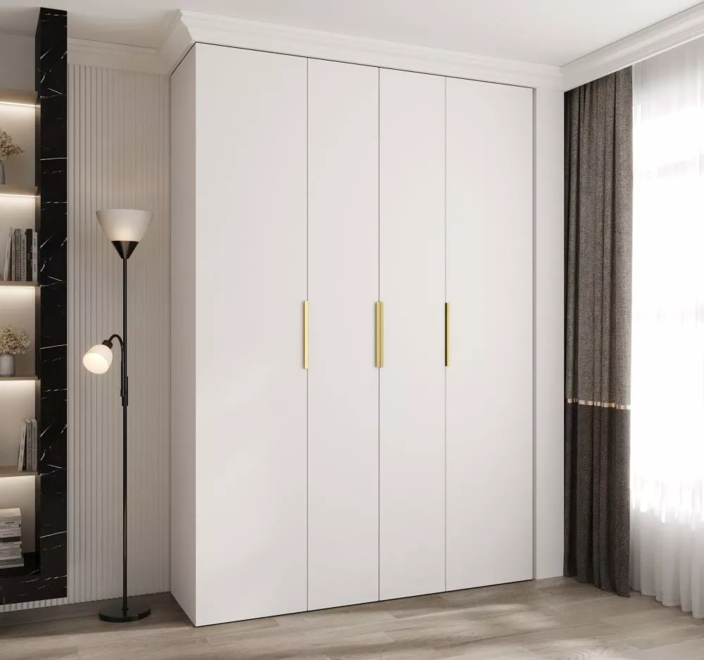 Skapis Como 4 · Balts · 170 × 50 × 245.5 cm