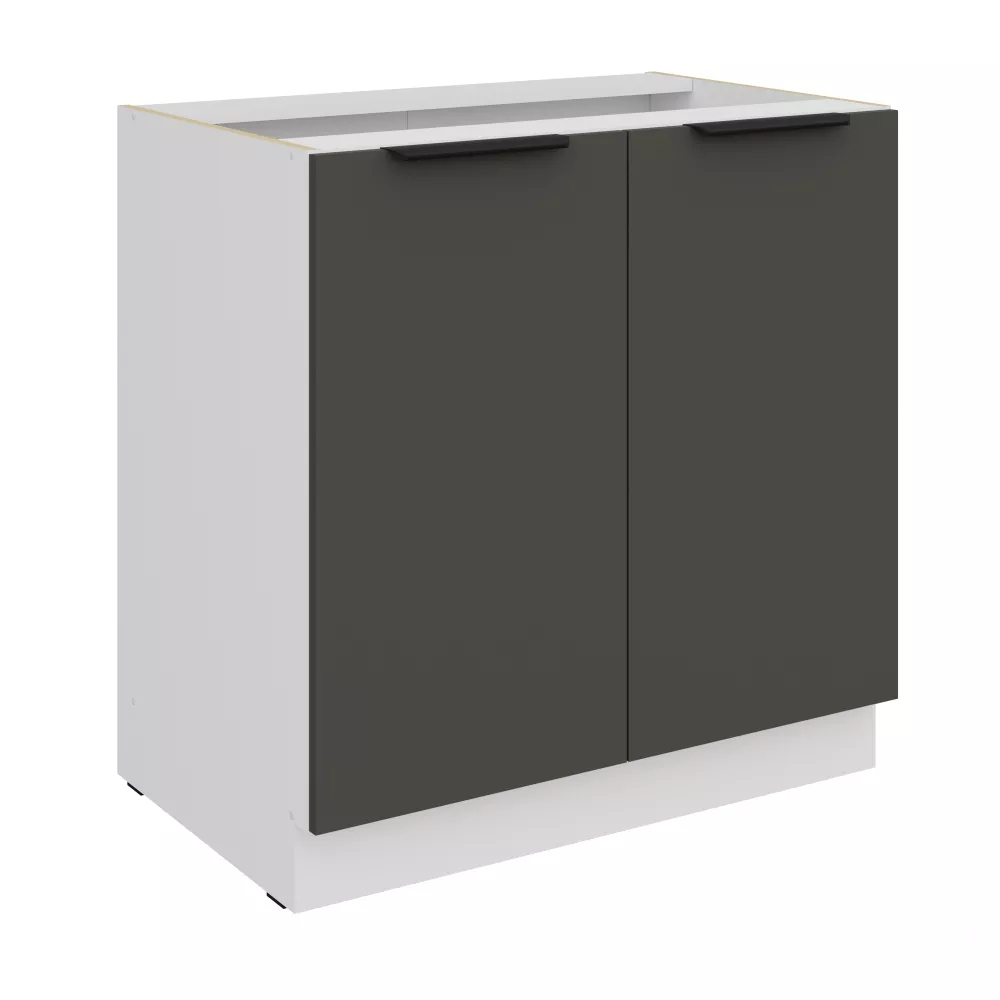 Virtuves skapis Aria Graphite 80 D 2F BB