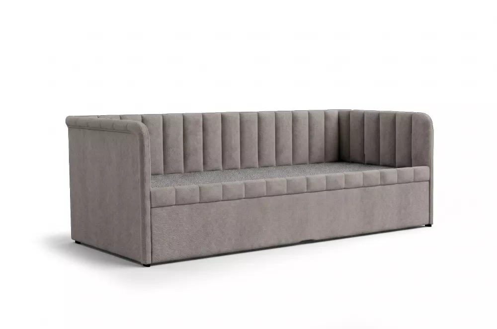 Gulta Nube 90x200 Standard Guļamvietas platums: 90 cm, Guļamvietas garums: 200 cm, · Gaiši pelēks · 103 × 212 × 77 cm