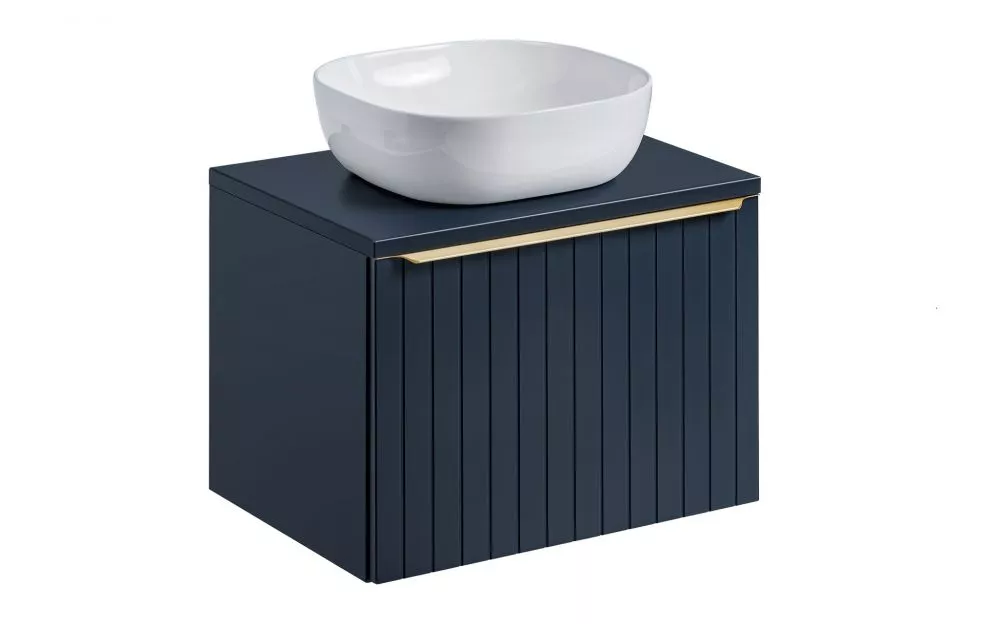Vannas istabas skapītis Santa Fe LUX Deep Blue 82-80 · Zils · 80 × 46 × 45.6 cm