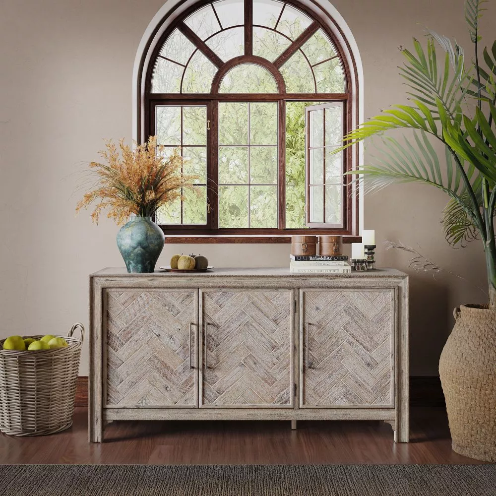 Kumode Avola AV2156-60 · Brūni pelēks · 152.5 × 46 × 81.5 cm
