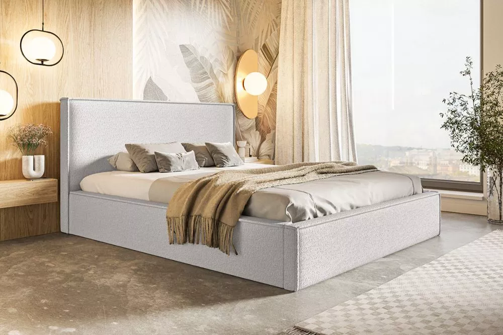 Gulta Slim 12 standard ar stelāžu Guļamvietas platums: 120 cm, Guļamvietas garums: 200 cm, stelāžas tips: koka, · Gaišai