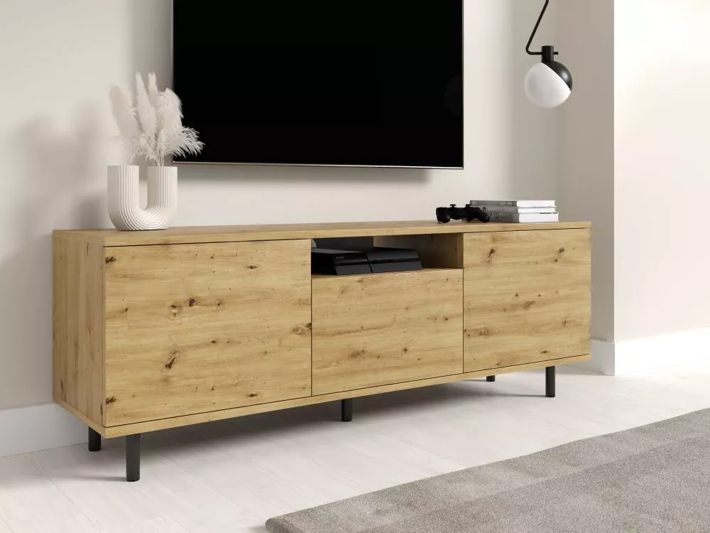 TV tumba Logan RTV Lux ar LED · 150 × 40 × 54 cm