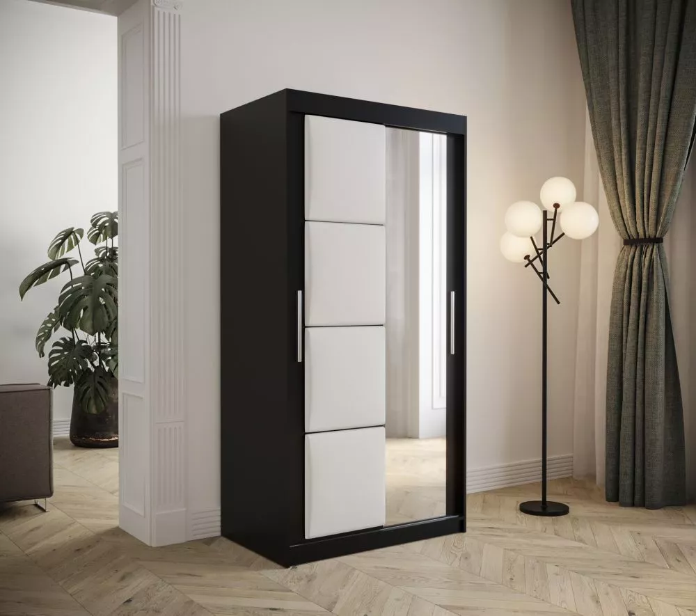 Skapis Tapi Black · 100 × 62 × 200 cm