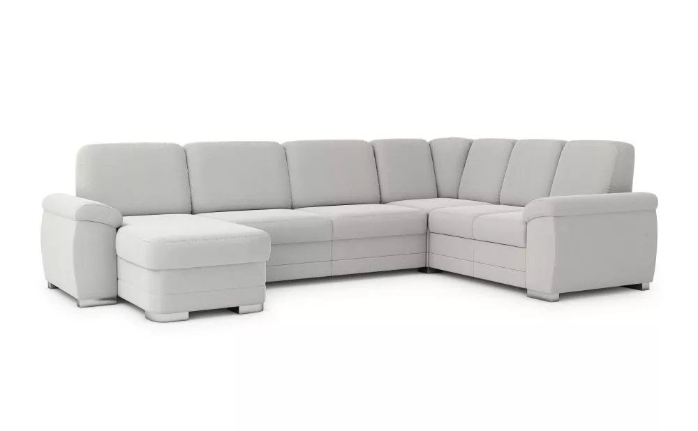 Dīvāns Barello XXL standard · Gaiši pelēks · 212 × 330 × 90 cm