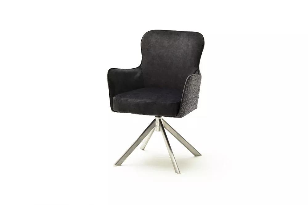 Krēsls Sheffield B Steel Black Standard · Antracīts · 87 × 62 × 64 cm