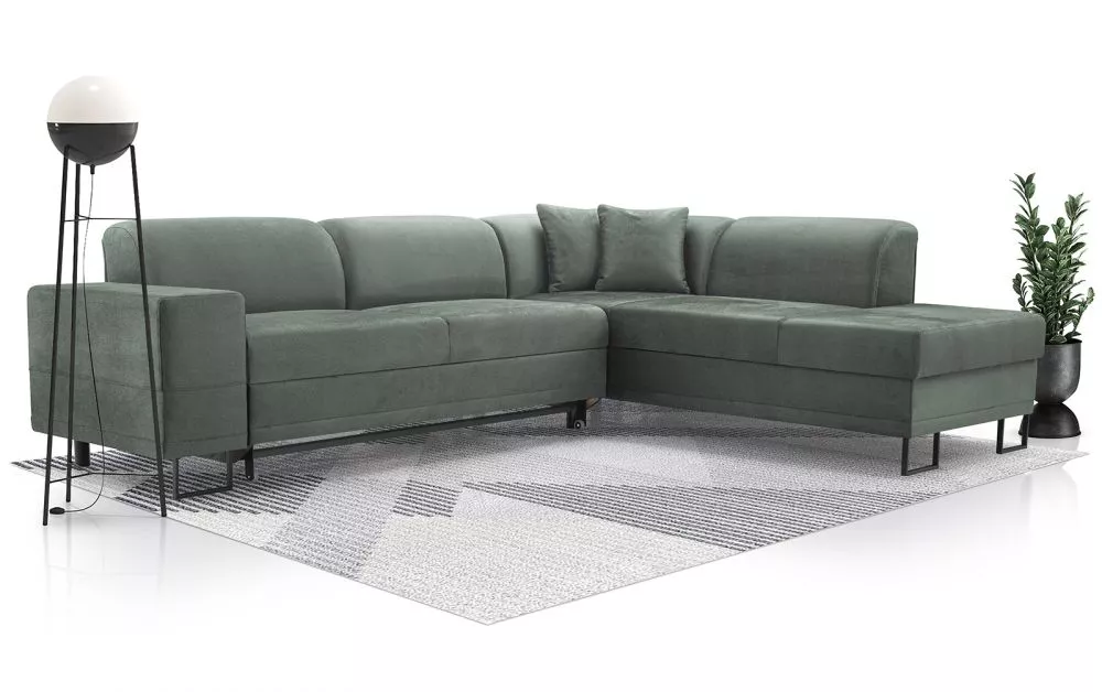 Dīvāns Disco Standard · Piparmētru · 220 × 285 × 83 cm
