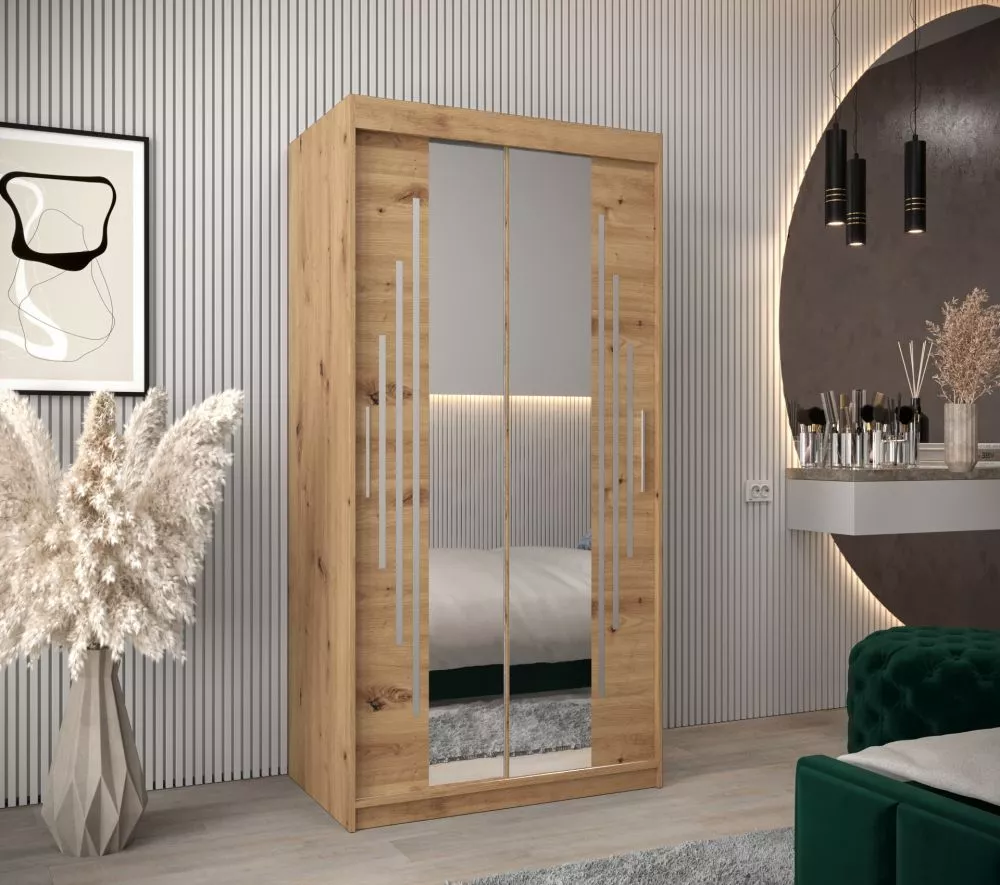 Skapis York 1 · Ozols artisan · 100 × 62 × 200 cm
