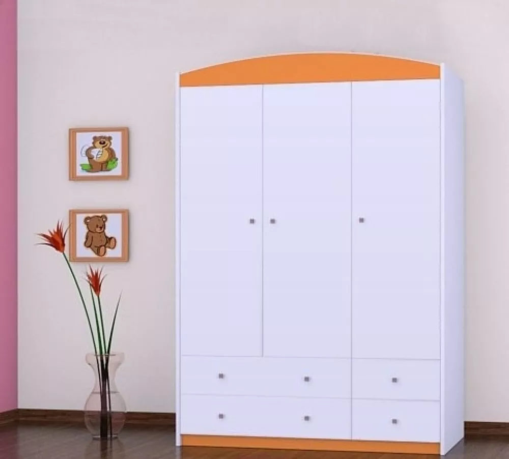 Bērnu skapis Happy SZ09-A · 132 × 54 × 187 cm