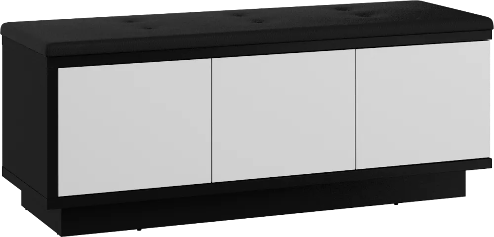 Apavu plaukts Hybrid HYB-02 Black Korpusa krāsa: melns, · 120 × 48 × 40 cm