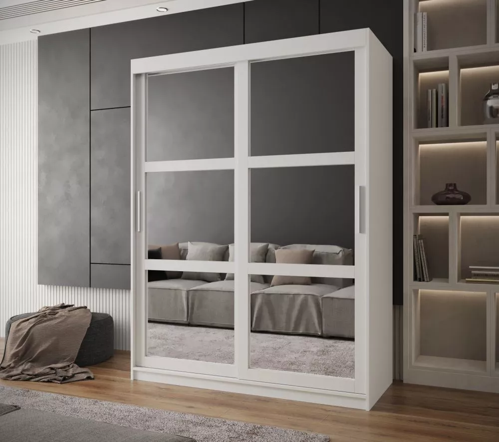 Skapis Miror · Balts · 150 × 62 × 200 cm