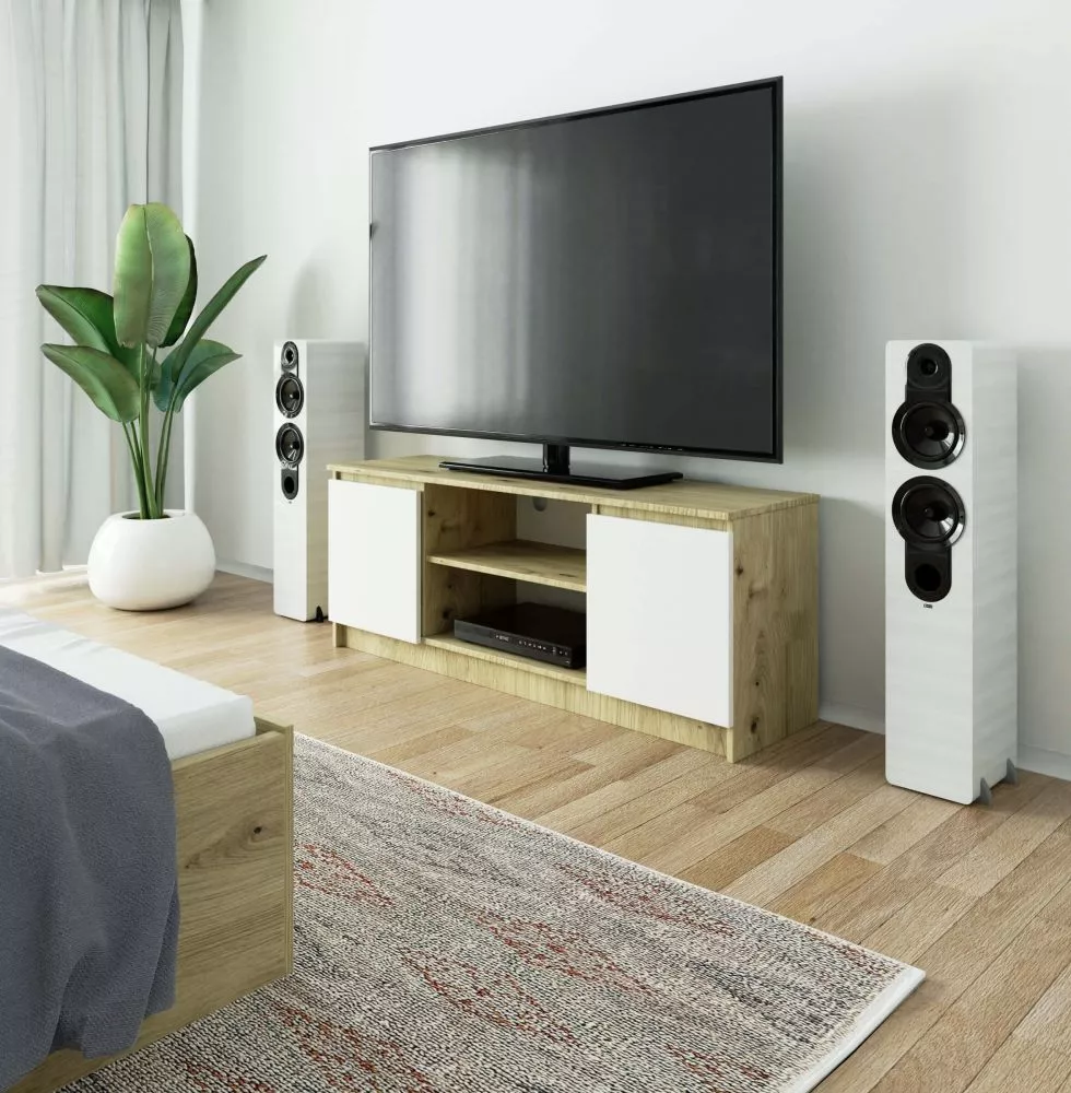 TV tumba RTV 2D1P · 140 × 40 × 55 cm