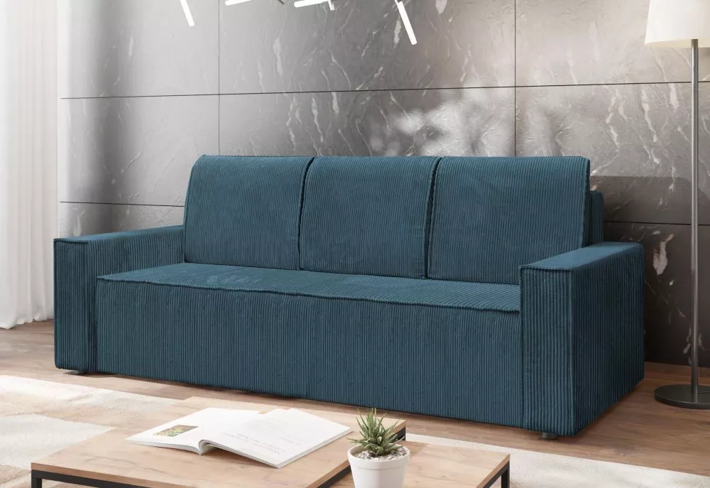 Dīvāns Leo Comfort standard · Zils · 97 × 236 × 88 cm