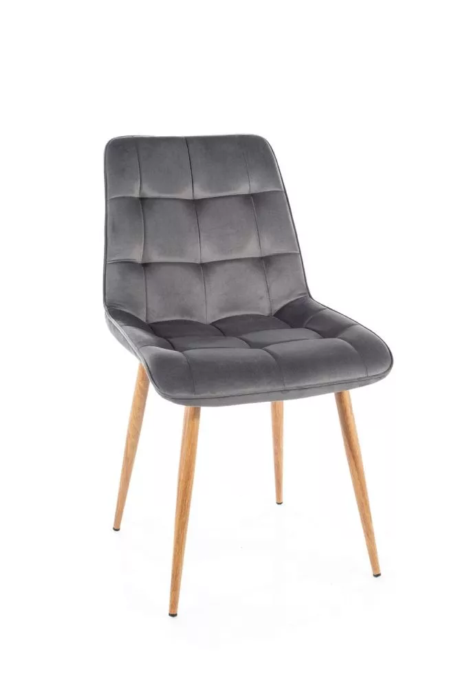 Krēsls Chic D Velvet · Pelēks · 88 × 50 × 58 cm