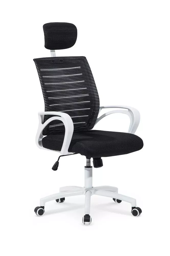 Datorkrēsls Socket Sēdvietas platums: 51 cm, · Melns + balts · 61 × 68 × 110 cm
