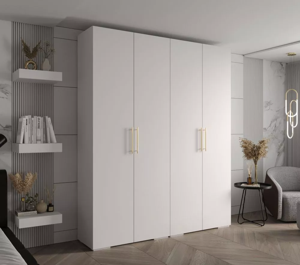 Skapis Inova 3 · Balts · 200 × 47 × 236.7 cm