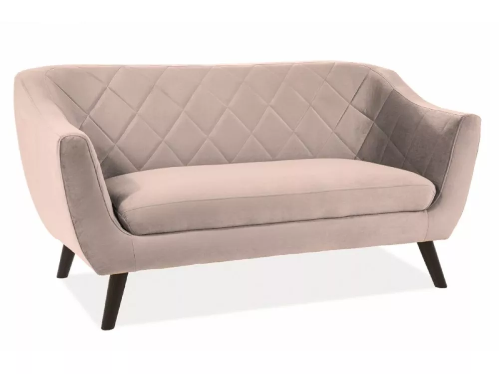 Dīvāns Molly 2S Velvet · Bēšs · 85 × 160 × 83 cm