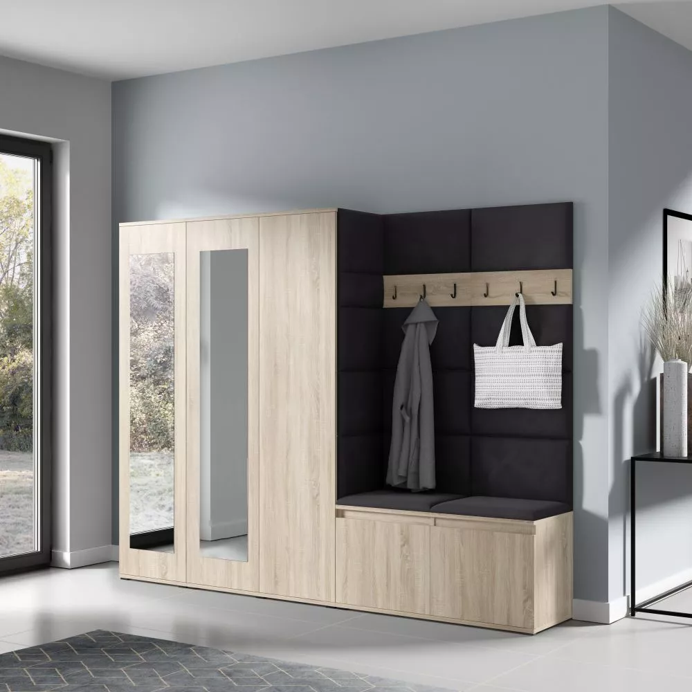 Apavu plaukts Emi 15 Trinity Korpusa krāsa: sonoma, · 235 × 185 × 40 cm