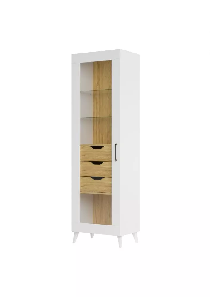 Sekcija Barris 10 Korpusa krāsa: balts, · 60 × 41.5 × 200 cm
