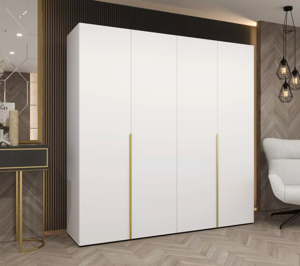 Skapis Alicante 1 · Balts · 200 × 50 × 202 cm