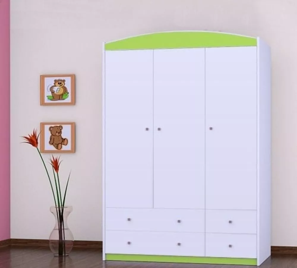 Bērnu skapis Happy SZ09-A · 132 × 54 × 187 cm