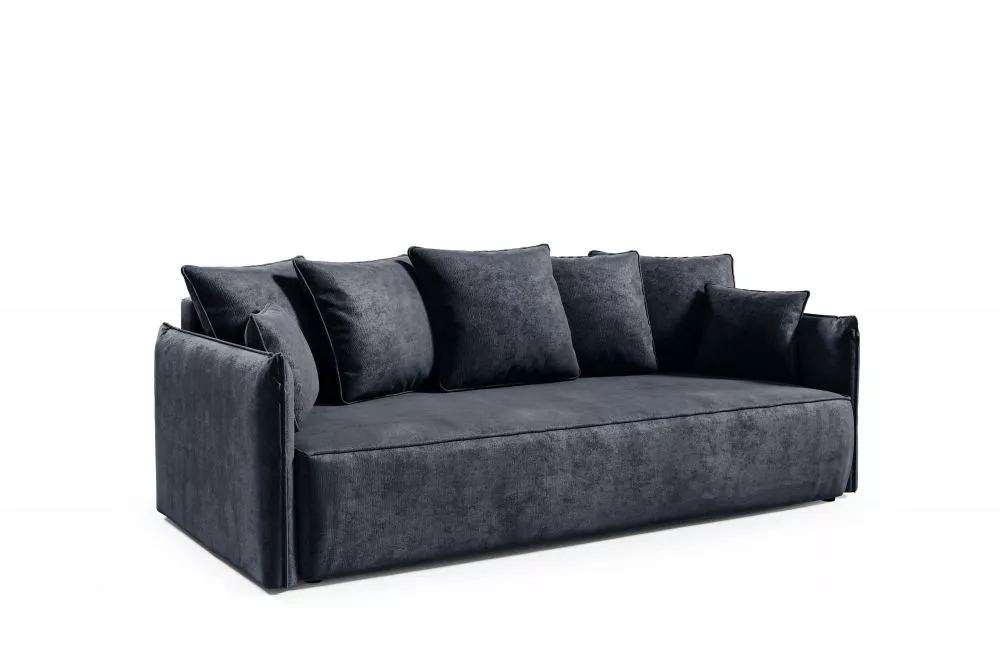 Dīvāns Buklala Premium Standard · Tumši zils · 105 × 225 × 85 cm