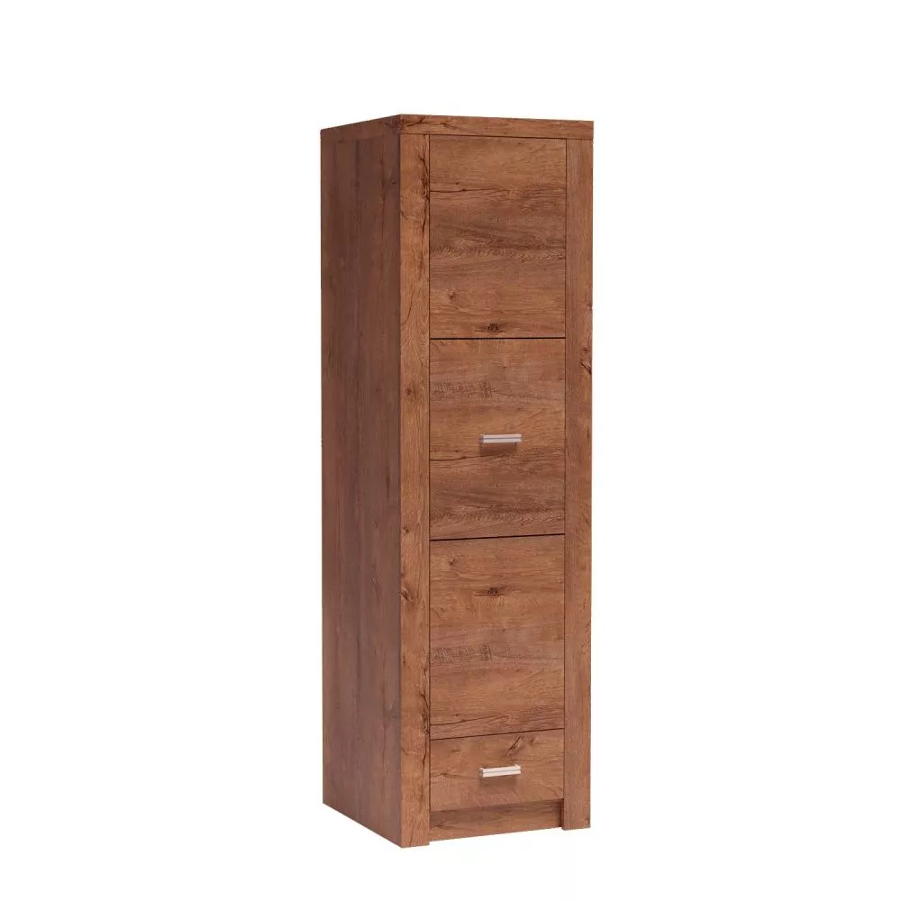 Skapis Indianapolis I2 · Gaišais osis · 56 × 58 × 192 cm