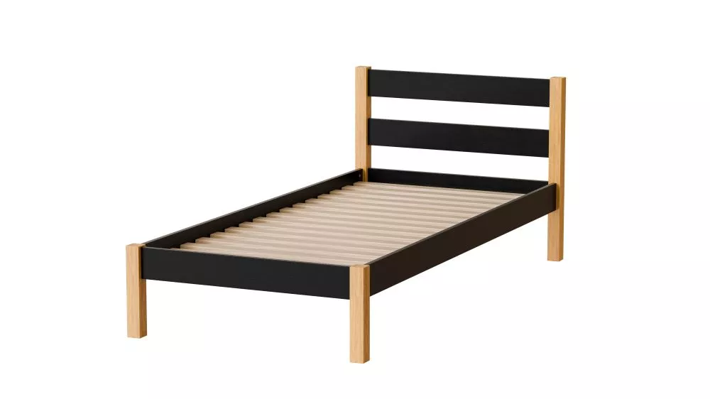 Gulta Inka ar stelāžu Guļamvietas platums: 90 cm, Korpusa krāsa: ozols, Guļamvietas garums: 200 cm, · 97.5 × 207.5 × 80 