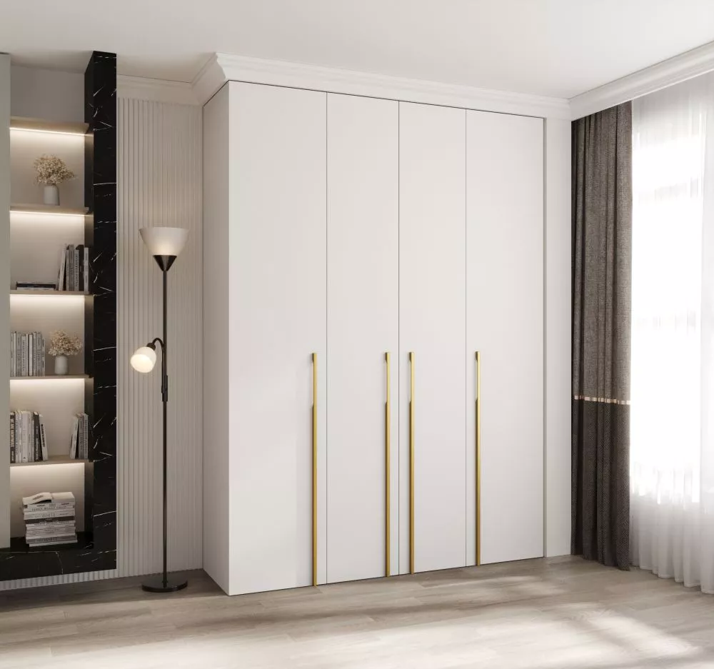 Skapis Como 3 · Balts · 180 × 50 × 245.5 cm
