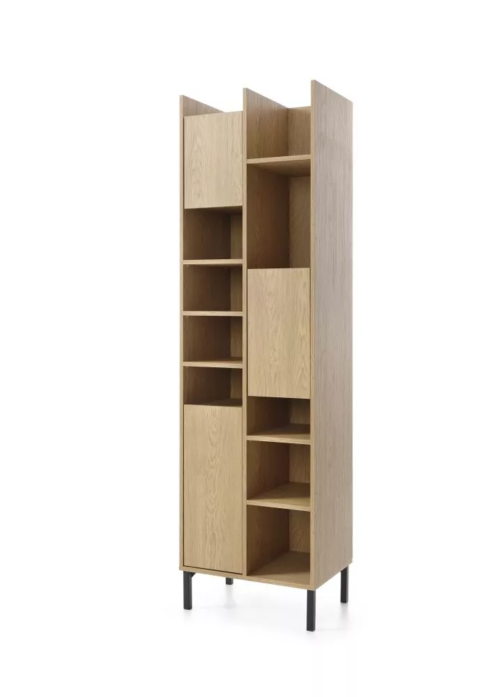 Grāmatu skapis Sergio SE4 · Ozols · 55 × 40 × 195 cm
