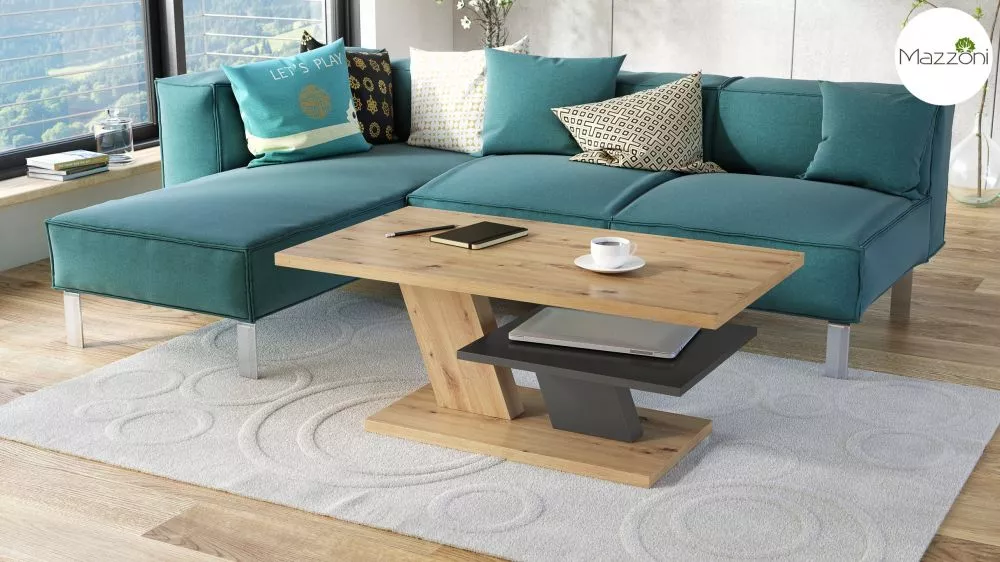 Žurnālgalds Cliff Korpusa krāsa: ozols artisan, · 110 × 60 × 45 cm