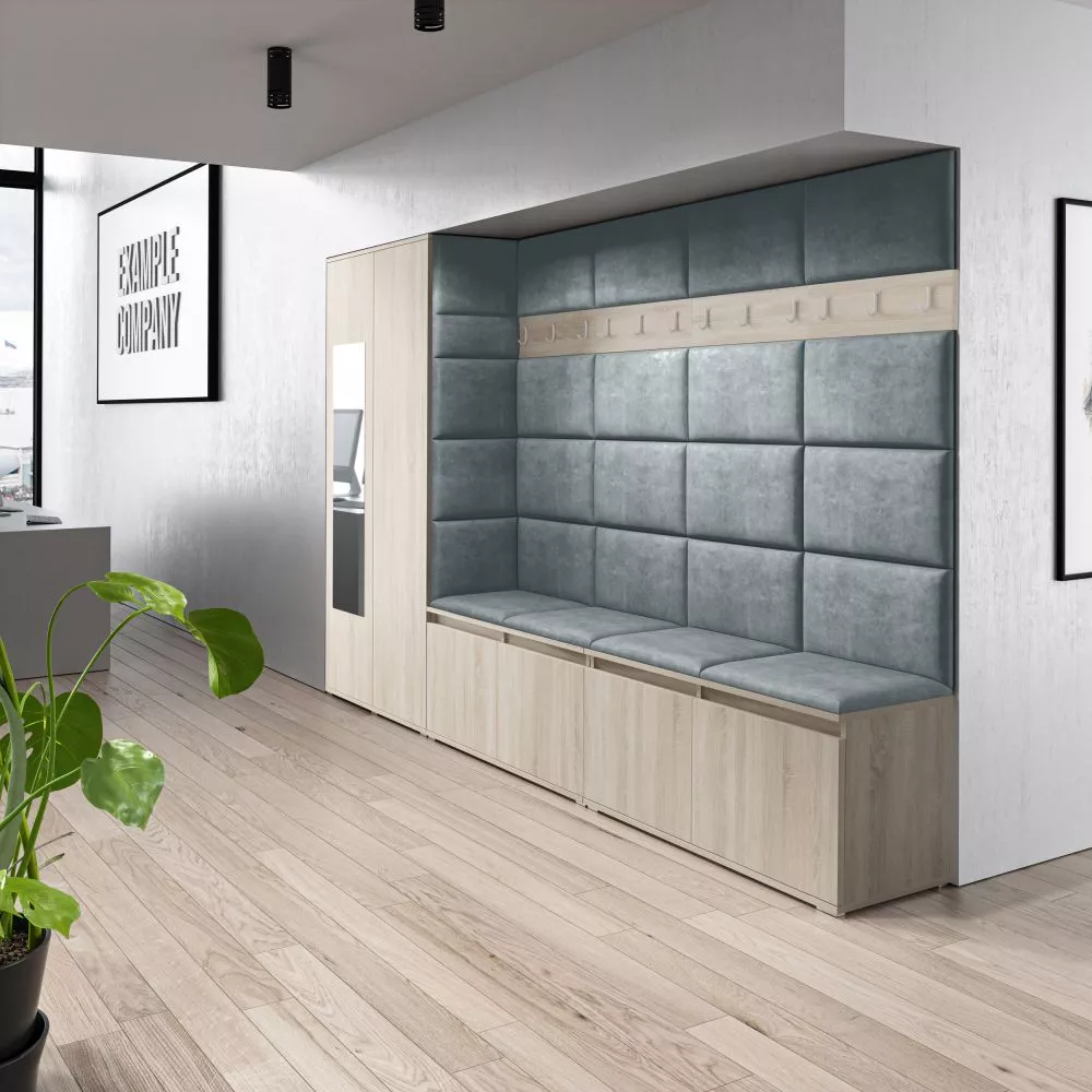 Apavu plaukts Emi 9 Trinity Korpusa krāsa: sonoma, · 290 × 185 × 40 cm